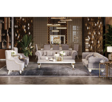 Диван Прадо (велюр серо-бежевый) Диван Прадо (велюр серо-бежевый)