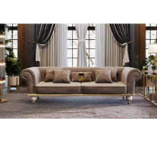 Диван Прадо (велюр серо-бежевый) Диван Прадо (велюр серо-бежевый)