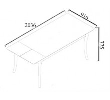 Раскладной стол Песаро (PESARO) PESR-14 Раскладной стол Песаро (PESARO) PESR-14