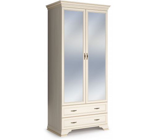 Шкаф Сиена 2-х дверных (Бодега Белый) Шкаф Сиена 2-х дверных (Бодега Белый)