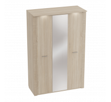 Трехстворчатый шкаф гардероб для спальни Элана, цвет Бодега белая Трехстворчатый шкаф гардероб для спальни Элана, цвет Бодега белая