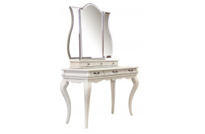 Стол туалетный Оскар ММ-216-06 (белая эмаль+пт)
