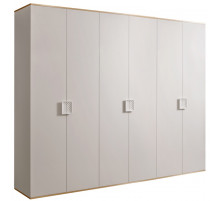 Шестистворчатый шкаф для одежды Diora ДШ2/6 (слоновая кость) Шестистворчатый шкаф для одежды Diora ДШ2/6 (слоновая кость)