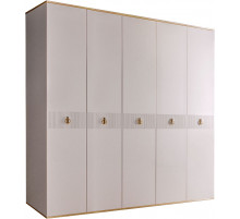 Пятистворчатый шкаф для одежды Rimini Solo РМШ2/5 (s) (слоновая кость) Пятистворчатый шкаф для одежды Rimini Solo РМШ2/5 (s) (слоновая кость)