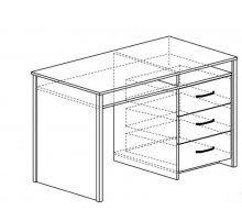 Стол письменный Гранж 986 Стол письменный Гранж 986